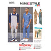 Simplicity Pattern S8615 Men's Vintage 1970s Jumpsuit & Overalls