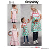 Simplicity Pattern S8815 Children's & Misses' Aprons