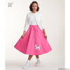 Simplicity Pattern S8775 Misses' Retro 1950s Poodle Skirt Costumes