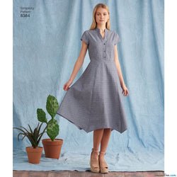 Simplicity Pattern S8384 Misses' Dress with Length Variations & Top