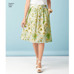 Simplicity - S1369 Misses' Skirts in 3 Lengths - WeaverDee.com Sewing & Crafts - 1