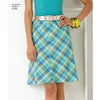 Simplicity Pattern S2184 Misses' Skirts