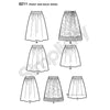 Simplicity - S8211 Misses' Dirndl Skirts in Three Lengths - WeaverDee.com Sewing & Crafts - 5
