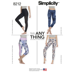 S8561, Simplicity Sewing Pattern Misses' & Women's Leggings