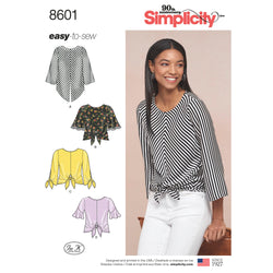 S8545, Simplicity Sewing Pattern Misses' & Miss Petite Dress and Top