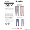Simplicity - S8268 Slim Fit Knit Jogger (Child's, Teen's & Adult's) - WeaverDee.com Sewing & Crafts - 1