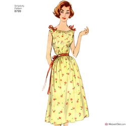 Simplicity Pattern S8799 Misses' Vintage 1950s Nightgowns