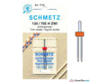 SCHMETZ  2.5mm Twin Machine Needle - Size 80