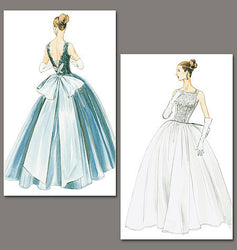Vogue - V8729 Misses' Wedding Dress and Underskirt | Advanced | Vintage 1950s - WeaverDee.com Sewing & Crafts - 1