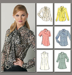 Vogue - V8772 Misses' Blouse | Easy - WeaverDee.com Sewing & Crafts - 1